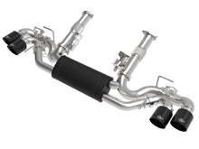 画像をギャラリービューアに読み込む, aFe MACH Force-Xp 3in to 2-1/2in 304SS Cat-Back 2020 Chevy Corvette (C8) 6.2L - Black Tip