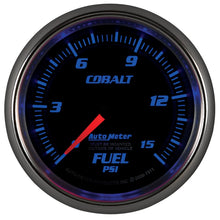画像をギャラリービューアに読み込む, Autometer Cobalt 2-5/8in  Mechanical Fuel Pressure Gauge 0-15 PSI