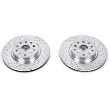 画像をギャラリービューアに読み込む, Power Stop 07-17 Lexus LS460 Front Evolution Drilled &amp; Slotted Rotors - Pair