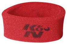 画像をギャラリービューアに読み込む, K&amp;N Universal Airforce Pre-Cleaner Air Filter Foam Wrap - Round Straight - Red