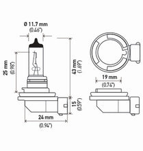 画像をギャラリービューアに読み込む, Hella Bulb H11 12V 55W Pgj192 T4 (2)