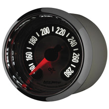 画像をギャラリービューアに読み込む, Autometer American Muscle 2-1/16in Full Sweep Electric Digital Stepper 140-280 Deg F Oil Temp Gauge