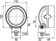 画像をギャラリービューアに読み込む, Hella Work Lamp Na 0Gr Md1224 Lt Mb3 1Gm