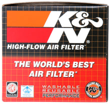 画像をギャラリービューアに読み込む, K&amp;N Filter Universal Rubber Filter Oval Tapered 4in Base O/S L x 3.5in Top O/S L x 2.75in H