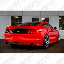 画像をギャラリービューアに読み込む, MBRP 15-17 Ford Mustang GT 5.0 3in Cat Back Dual Split Rear Race Version 4.5in Tips - Black Coated