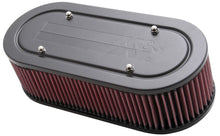 画像をギャラリービューアに読み込む, K&amp;N Custom Oval Racing Assembly Red 11.96in Inside Length / 5.22in Inside Width / 3.25in Filter H