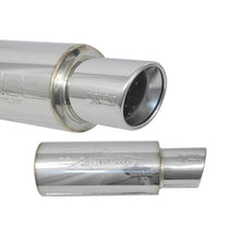 画像をギャラリービューアに読み込む, Injen 2 3/8 Universal Muffler w/Stainless Steel resonated rolled tip (Injen embossed logo)