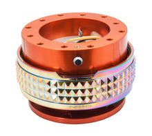 画像をギャラリービューアに読み込む, NRG Quick Release Kit - Pyramid Edition - Orange Body / Neochrome Pyramid Ring