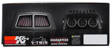画像をギャラリービューアに読み込む, K&amp;N Street Metal Intake System for 01-16 Harley-Davidson Softail/Dyna - Shaker Black