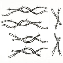 画像をギャラリービューアに読み込む, Rugged Ridge Side Decals Pair Barbed Wire 07-18 Jeep Wrangler