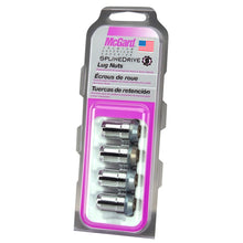 画像をギャラリービューアに読み込む, McGard SplineDrive Lug Nut (Cone Seat) M12X1.25 / 1.24in. Length (4-Pack) - Chrome (Req. Tool)