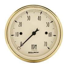 画像をギャラリービューアに読み込む, AutoMeter Golden Oldies 3-1/8in 0-7k Tachometer Gauge