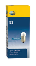 画像をギャラリービューアに読み込む, Hella Bulb 53 12V 2W 1CP BA9s G3.5