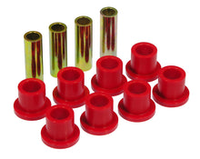 画像をギャラリービューアに読み込む, Prothane 73-79 Ford F250 Crew Cab / F350 Rear Spring &amp; Shackle Bushings - Red