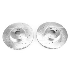 画像をギャラリービューアに読み込む, Power Stop 17-18 Mercedes-Benz C43 AMG Front Evolution Drilled &amp; Slotted Rotors - Pair