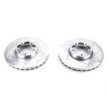 画像をギャラリービューアに読み込む, Power Stop 15-19 Ford Transit-350 HD Front Evolution Drilled &amp; Slotted Rotors - Pair