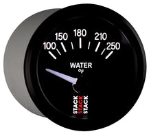 画像をギャラリービューアに読み込む, Autometer Stack 52mm 100-250 Deg F 1/8in NPTF Electric Water Temp Gauge - Black