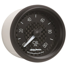 画像をギャラリービューアに読み込む, Autometer GT Series 52mm Full Sweep Electronic 0-100 PSI Oil Pressure Gauge