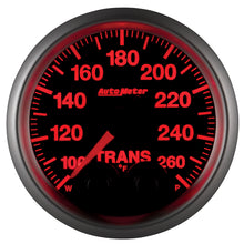 画像をギャラリービューアに読み込む, Autometer Elite 52mm 100-260 Degrees F Trans Temperature Peak and Warn Gauge w/ Electronic Control