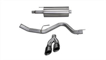画像をギャラリービューアに読み込む, Corsa 2015-2020 Ford F-150 5.0L V8 (Super Crew Cab) Black Sport Single Side Dual 4in Tips CB Exhaust