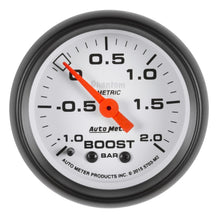 画像をギャラリービューアに読み込む, Autometer Phantom Gauge Vac/Boost 2 1/16in -1 - +2 Bar Mechanical Phantom