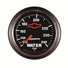 画像をギャラリービューアに読み込む, Autometer Sport-Comp II 2-1/16in 120-240 Deg Mechanical Water Temp Gauge - Bowtie Black