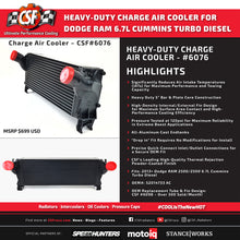 画像をギャラリービューアに読み込む, CSF 13-18 Ram 2500 6.7L OEM Intercooler