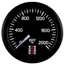 画像をギャラリービューアに読み込む, Autometer Stack 52mm 0-2000 Deg F Pro Stepper Motor Exhaust Gas Temp Gauge - Black