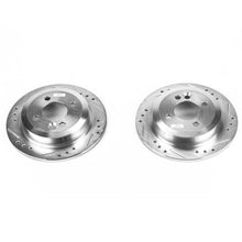 画像をギャラリービューアに読み込む, Power Stop 02-06 Mini Cooper Rear Evolution Drilled &amp; Slotted Rotors - Pair