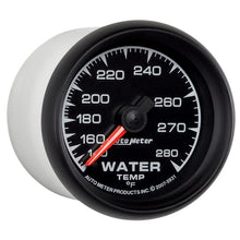 画像をギャラリービューアに読み込む, Autometer ES 52mm 140-280 Deg F Mechanical Water Temperature Gauge