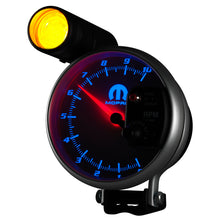 画像をギャラリービューアに読み込む, AutoMeter Gauge Tachometer 5in. 10K RPM Pedestal W/ Ext. Shift-Lite White Mopar