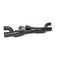 画像をギャラリービューアに読み込む, MBRP 14-19 Porsche GT3/GT3RS 3in Center Muffler Bypass 4in Tips - Black Coated