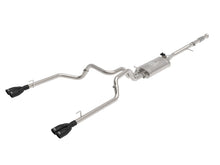 画像をギャラリービューアに読み込む, aFe Gemini XV 3in 304 SS Cat-Back Exhaust w/ Cutout 19-21 GM Silverado/Sierra 1500 V8- w/ Black Tips