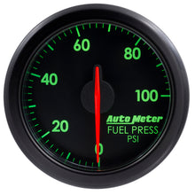 画像をギャラリービューアに読み込む, Autometer Airdrive 2-1/6in Fuel Pressure Gauge 0-100 PSI - Black