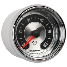 画像をギャラリービューアに読み込む, Autometer American Muscle 52mm Full Sweep Electric 0-100 PSI Oil Pressure Gauge