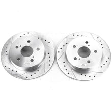 画像をギャラリービューアに読み込む, Power Stop 2019 Lexus ES350 Rear Evolution Drilled &amp; Slotted Rotors - Pair