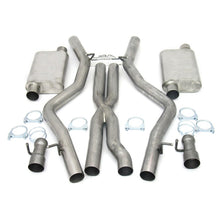 画像をギャラリービューアに読み込む, JBA 08-14 Dodge Challenger SRT8 6.1L/6.4L 409SS Dual Rear Exit Cat-Back Exhaust