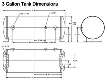 画像をギャラリービューアに読み込む, Ridetech RidePro E5 Air Ride Suspension Control System 3 Gallon Single Compressor 1/4in Valves
