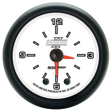 画像をギャラリービューアに読み込む, Autometer Phantom II 2-1/16in 12HR Analog Clock Gauge