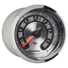 画像をギャラリービューアに読み込む, Autometer American Muscle 2-1/16in Full Sweep Electric Digital Stepper 140-280 Deg F Oil Temp Gauge