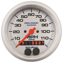 画像をギャラリービューアに読み込む, Autometer Gauge GPS Speedometer 3-3/8in 120 MPH Marine White Gauge