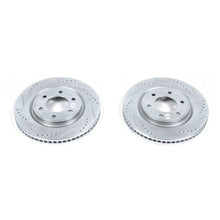 画像をギャラリービューアに読み込む, Power Stop 11-13 Infiniti QX56 Front Evolution Drilled &amp; Slotted Rotors - Pair