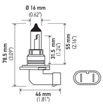 画像をギャラリービューアに読み込む, Hella 9006 12V 55W Halogen Bulb