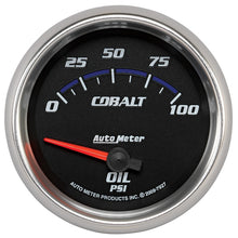 画像をギャラリービューアに読み込む, Autometer Cobalt 66.7mm 0-100 PSI Oil Pressure Gauge