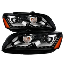 画像をギャラリービューアに読み込む, xTune Volkswagen Passat 12-14 OE Projector Headlights Not Compatible w/ Hid Black PRO-JH-VP12-NA-BK