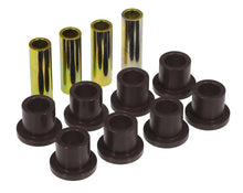 画像をギャラリービューアに読み込む, Prothane 73-79 Ford F250 Crew Cab / F350 Rear Spring &amp; Shackle Bushings - Black