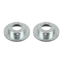 画像をギャラリービューアに読み込む, Power Stop 12-19 Nissan NV1500 Rear Evolution Drilled &amp; Slotted Rotors - Pair