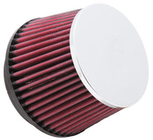 画像をギャラリービューアに読み込む, K&amp;N Universal Chrome Filter 100MM Flange ID / 138MM Base OD / 114MM Top OD / 92MM Height