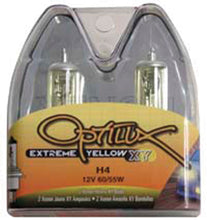 画像をギャラリービューアに読み込む, Hella Optilux H4 12V / 60/55W XY Xenon Yellow Bulb