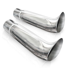 画像をギャラリービューアに読み込む, Stainless Works Elf Ear Exhaust Tips 2 1/4in Body 2 1/4in ID Inlet